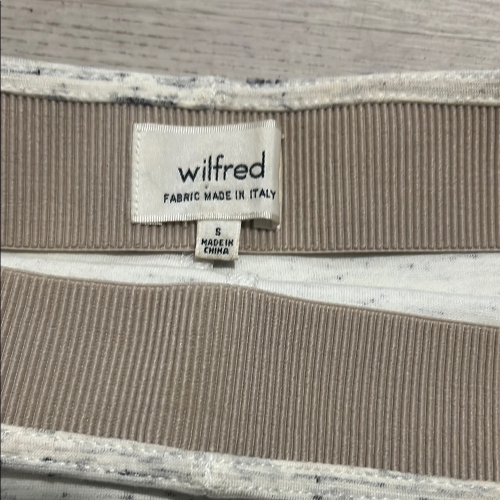 Wilfred Gray and White Knee-Length Pencil Skirt - Picture 3 of 5
